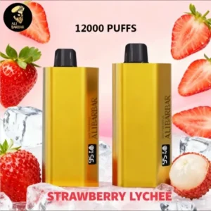 Alibarbar TEQ 12000 Puffs-Strawberry Lychee - Vapes Australia | Disposable Vapes shop | ✅Vape store